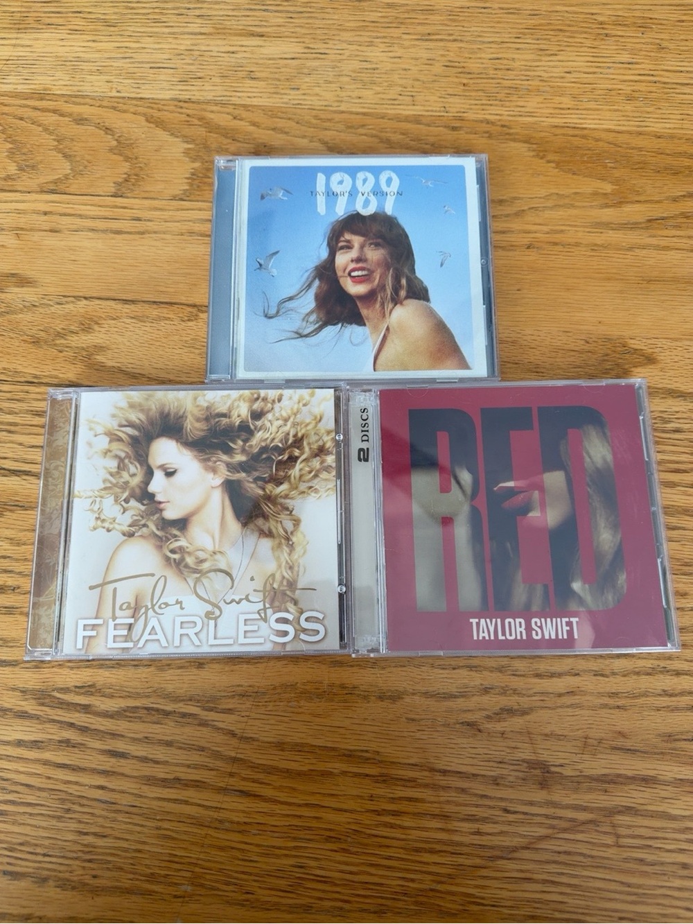Taylor Swift CD Bundle | Fearless, Red Deluxe & 1989 (Taylor’s Version)